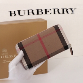 Burberry Классический длинный кошелек Женский кошелек в клетку Мн