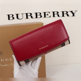 Burberry Классический длинный кошелек Женский кошелек в клетку Мн