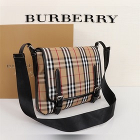 Сумка-мессенджер Burberry Canvas в клетку С роскошной отделкой из