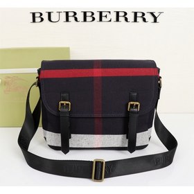 Сумка-мессенджер Burberry Canvas в клетку С роскошной отделкой из