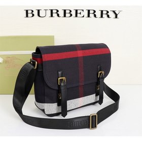 Сумка-мессенджер Burberry Canvas в клетку С роскошной отделкой из