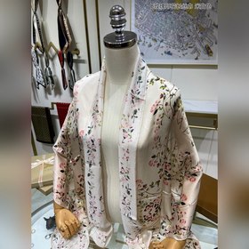 Burberry Длинный шарф с розовым принтом 100% шелк высшего качес