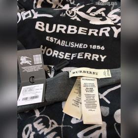 Burberry B Graffiti Print Cashmere Scarf 100% чистый кашемир Граф