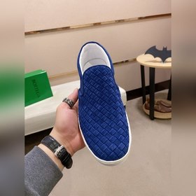 BV Мужские туфли для отдыха, с одним застежкой, кожа + кожаная с