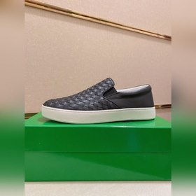 BV Мужские туфли для отдыха, с кожаной подошвой и кожаной стелько