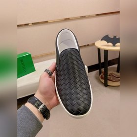 BV Мужские туфли для отдыха, с кожаной подошвой и кожаной стелько