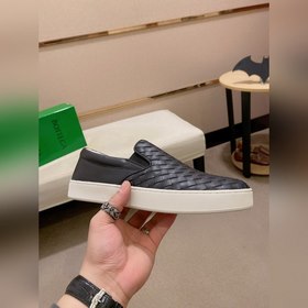 BV Мужские туфли для отдыха, с кожаной подошвой и кожаной стелько