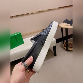 BV Мужские туфли для отдыха, с кожаной подошвой и кожаной стелько