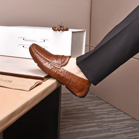 Botteg Venetta (BV) мужские туфли для отдыха, с открытым носком В