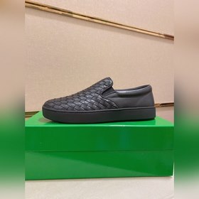 BV Мужские туфли для отдыха, с кожаной подошвой и кожаной стелько