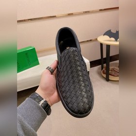 BV Мужские туфли для отдыха, с кожаной подошвой и кожаной стелько