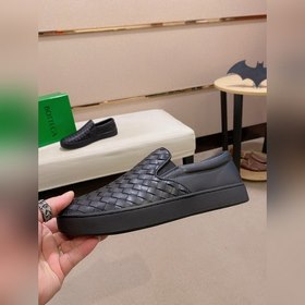 BV Мужские туфли для отдыха, с кожаной подошвой и кожаной стелько