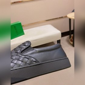 BV Мужские туфли для отдыха, с кожаной подошвой и кожаной стелько