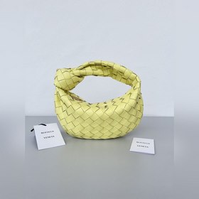 BV ярко-желтый Bottega Veneta Плетенная сумка-хобо с завязками