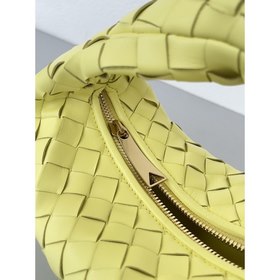 BV ярко-желтый Bottega Veneta Плетенная сумка-хобо с завязками  