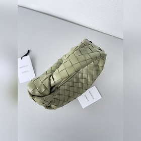 BV зеленый камень Bottega Veneta Плетенная сумка-хобо с завязками