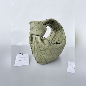 BV зеленый камень Bottega Veneta Плетенная сумка-хобо с завязками