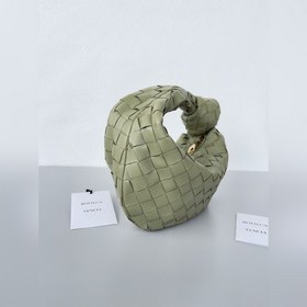 BV зеленый камень Bottega Veneta Плетенная сумка-хобо с завязками