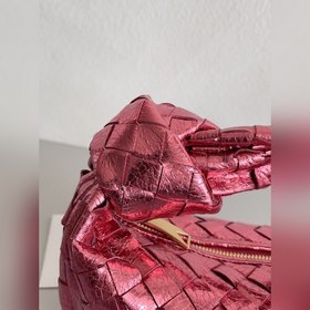 BV Розовое золото Bottega Veneta Плетеный сумочка-хобо  Модель：