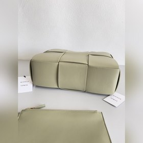 BV Большая прямоугольная сумка-тоут, зеленая  Модель： 652867  