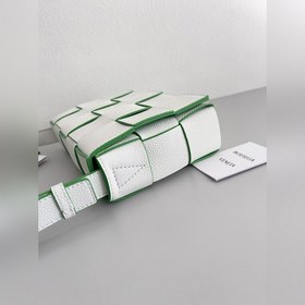 BV Классическая сумка через плечо с лимонным узором в черно-зелен