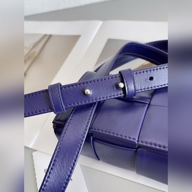 BV Классическая плетеная сумка через плечо, фиолетовая с единорог