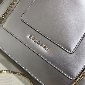 Bulgari Импортная сумка через плечо из лакированной кожи, модель