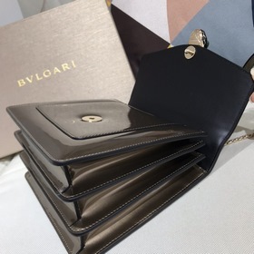 Bvlgari Импортная кожа высшего качества Модель： 38329 Украшен чер