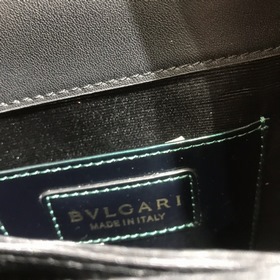 Bvlgari Импортная кожа высшего качества Модель： 38329 Украшен чер