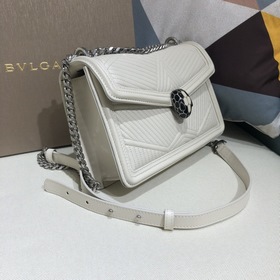 Bulgari Сумка с змеиной головой и вышитыми нитками, модель 286628