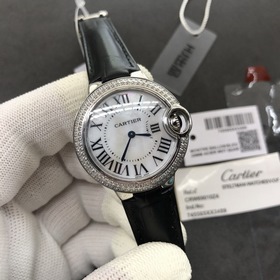 Cartier 28 33 36 мм Blue Balloon, швейцарский кварцевый механизм,