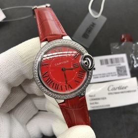 Cartier 28 33 36 мм Blue Balloon, швейцарский кварцевый механизм,