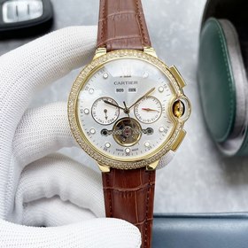 Мужские часы Cartier, многофункциональный дизайн Элегантный, джен