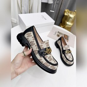 CeIine Селин Кожаные туфли в английском стиле Натуральная кожа +