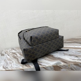 CELINE TRIOMPHE Средний рюкзак из полотна и телячьей кожи Артику