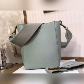 CELINE Водонефарвовый небольшой рюкзак Мягкая кожа с зернистой т