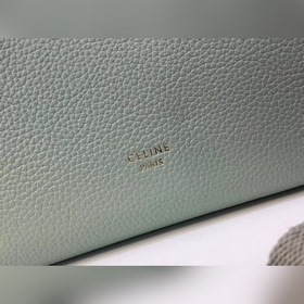 CELINE Водонефарвовый небольшой рюкзак Мягкая кожа с зернистой т