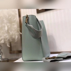 CELINE Водонефарвовый небольшой рюкзак Мягкая кожа с зернистой т