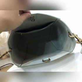 CELINE Водонефарвовый небольшой рюкзак Мягкая кожа с зернистой т