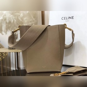 CELINE Абрикосовый небольшой рюкзак через плечо Мягкая кожа с зе