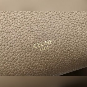 CELINE Абрикосовый небольшой рюкзак через плечо Мягкая кожа с зе