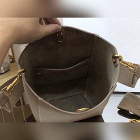 CELINE Абрикосовый небольшой рюкзак через плечо Мягкая кожа с зе