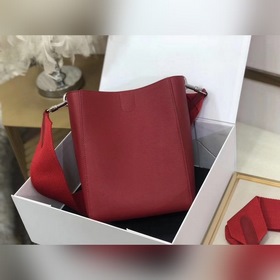 CELINE Красная сумка через плечо, маленькая Мягкая кожа с зернис