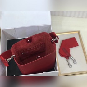 CELINE Красная сумка через плечо, маленькая Мягкая кожа с зернис