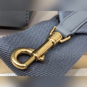 CELINE Дубовый серый небольшая сумка через плечо Мягкая кожа с з