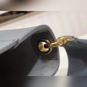 CELINE Дубовый серый небольшая сумка через плечо Мягкая кожа с з