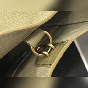 CELINE Военная зеленая сумка через плечо, маленькая Мягкая кожа