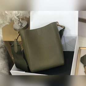 CELINE Военная зеленая сумка через плечо, маленькая Мягкая кожа 