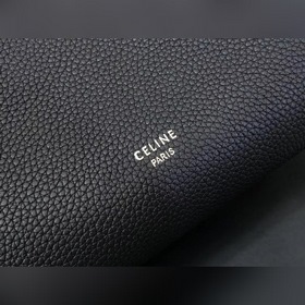 CELINE Черная сумка через плечо, маленькая Мягкая кожа с зернист