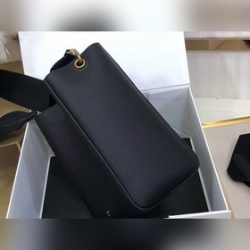 CELINE Черная сумка через плечо, маленькая Мягкая кожа с зернист